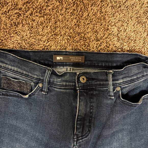 Levi's 512 Straight Leg Jeans Size 6 W 28 X L 32 Perfectly Slimming Dark Blue - Picture 2 of 3